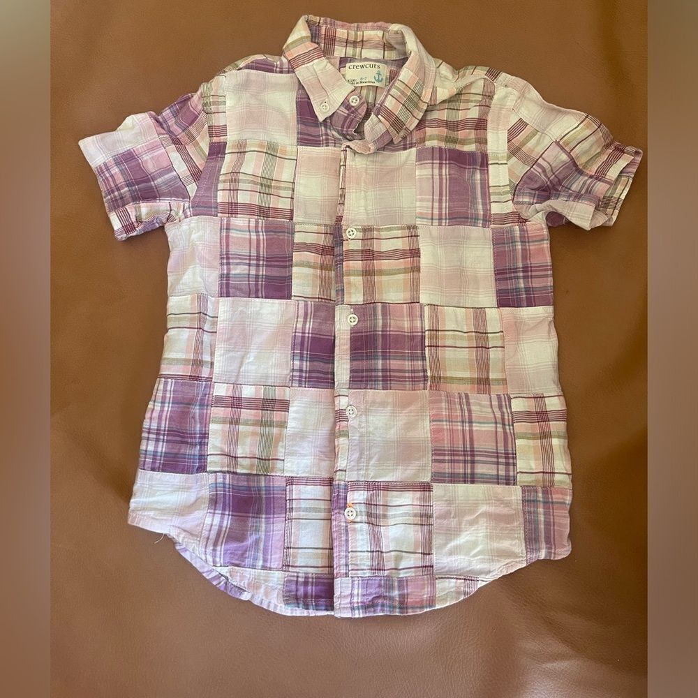 Crewcuts button down boy shirt